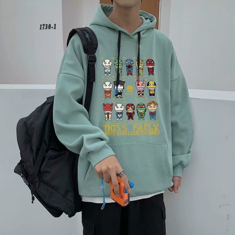 ÁO HOODIE - ÁO KHOÁC NỈ NGOẠI (FORM RỘNG - Nhân Vật Hoạt Hình)