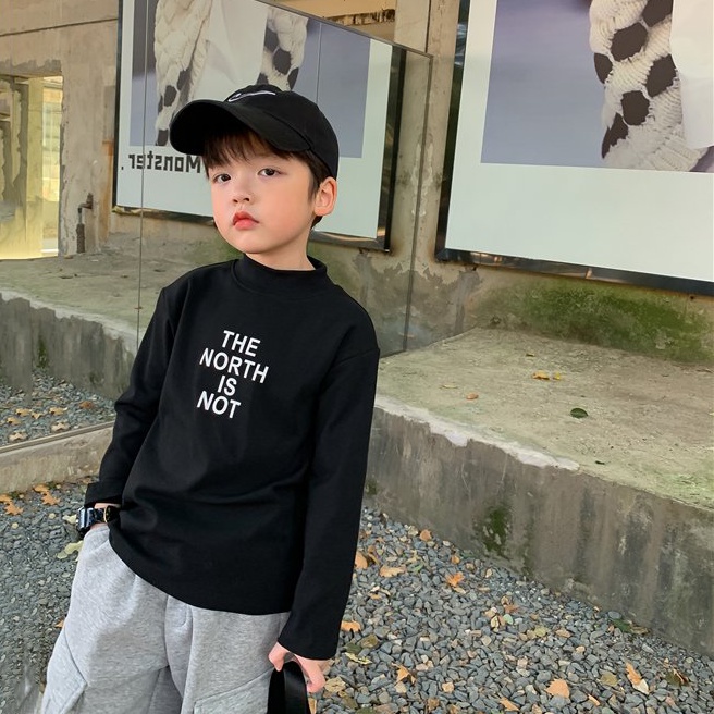 Áo thun giữ nhiệt cho bé Magickids cổ lọ ba phân chất liệu mềm mại, co giãn, giữ ấm Quần áo trẻ em mùa thu đông AO22049