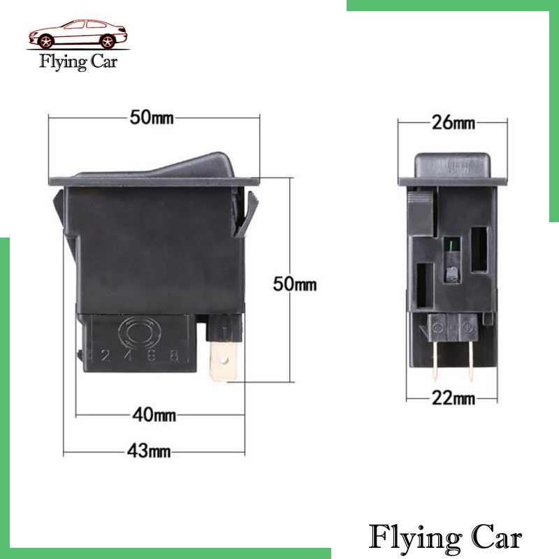 [Lzdjfmy2] Công Tắc Bật / Tắt Đèn Sương Mù 4Pins Điều Khiển Từ Xa Cho Xe Hơi