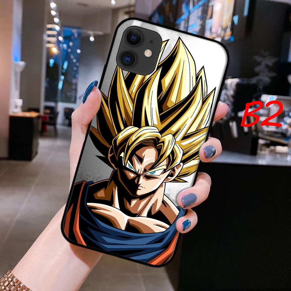 Ốp điện thoại silicone dẻo in hình Goku Dragon Ball thích hợp cho iPhone 12 11 Pro Max XS Max XR X 8 7 6s 6 Plus SE 2020 for iPhone 13 pro max