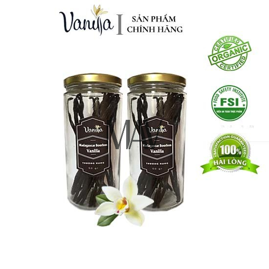 Quả Vanilla Madagascar Bourbon Thượng Hạng