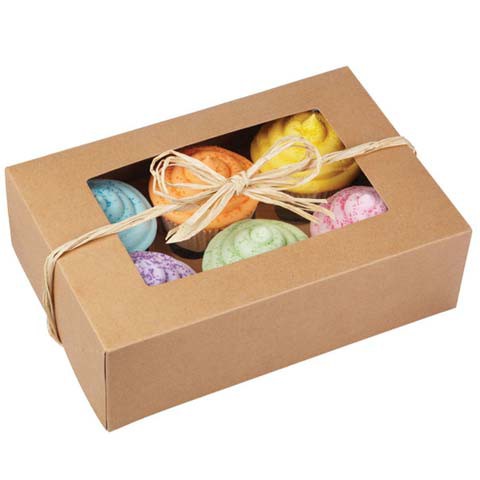 hộp cupcake 6c