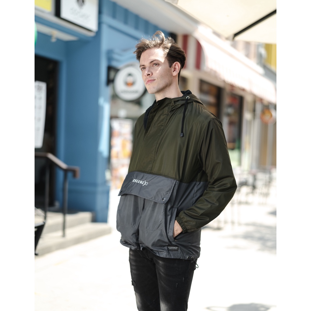 Cagoule Áo Khoác Nam Chống Thấm Nước Chống Thấm Nước Hình Doraemon Có Túi Chính Hãng Mới Nhất Ngoài Trời