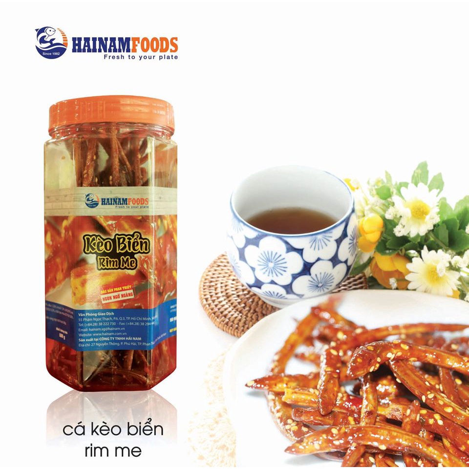 [Hộp 120g] CÁ KÈO BIỂN RIM ME (Đặc sản Phan Thiết) [VN] HAINAMFOODS Roasted Baby Conger Pike with Tamarind