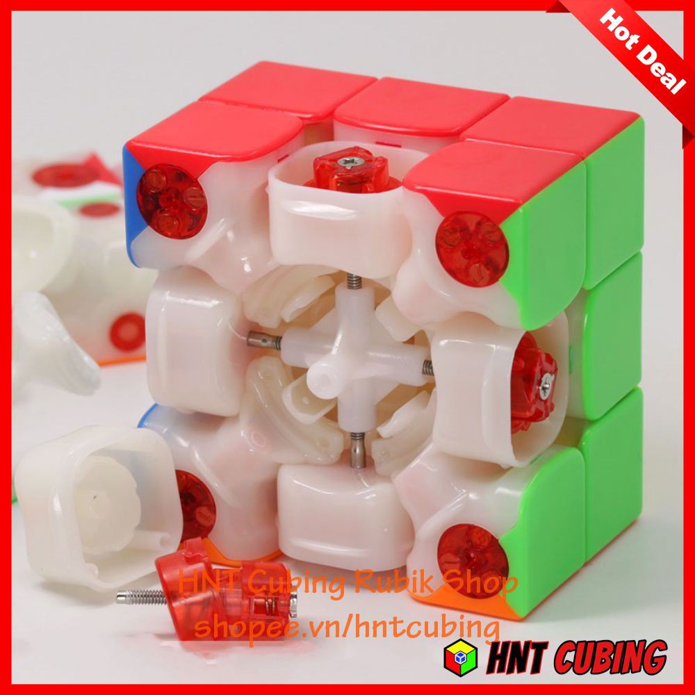 Rubik 3x3 DaYan ZhanChi Pro M 2021 - Rubik Cao Câp DaYan (Thay Đổi Được Lực Hút Nam Châm) HNT Cubing