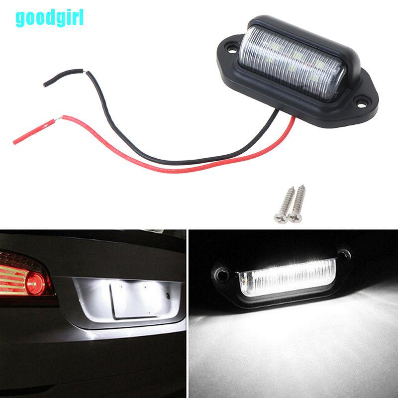 Đèn led 6 bóng 12v chống thấm nước gắn biển số xe hơi / xe tải / tàu thuyền