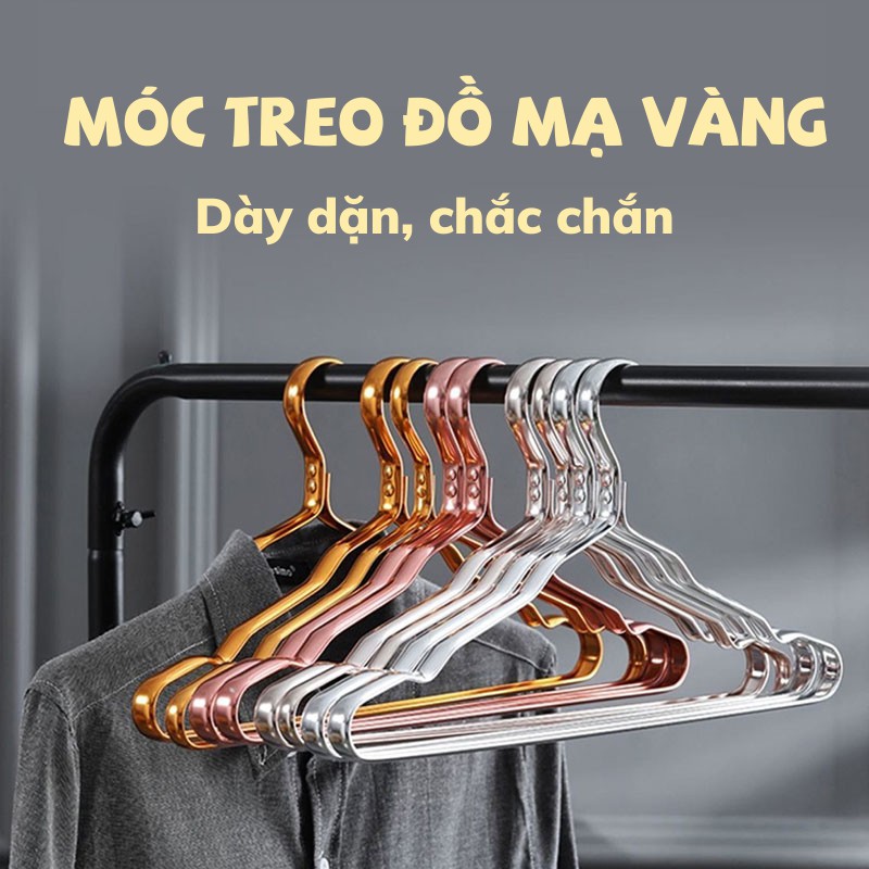 Móc Quần Áo, Móc Treo Quần Áo Kim Loại Mạ Vàng Treo Trưng Bày Shop Thời Trang PAPAA.HOME