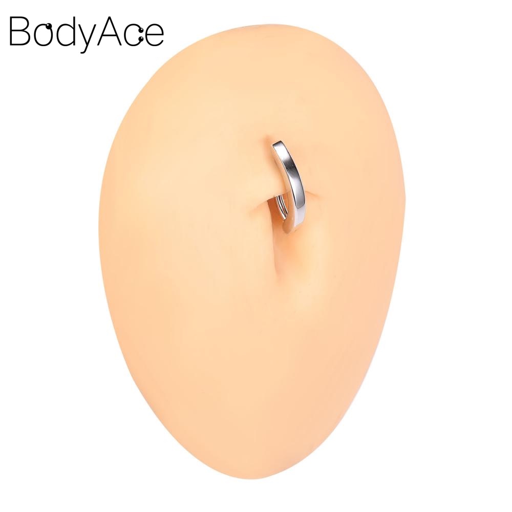 1 Khuyên Rốn Bằng Bạc 925 14G 10/12mm