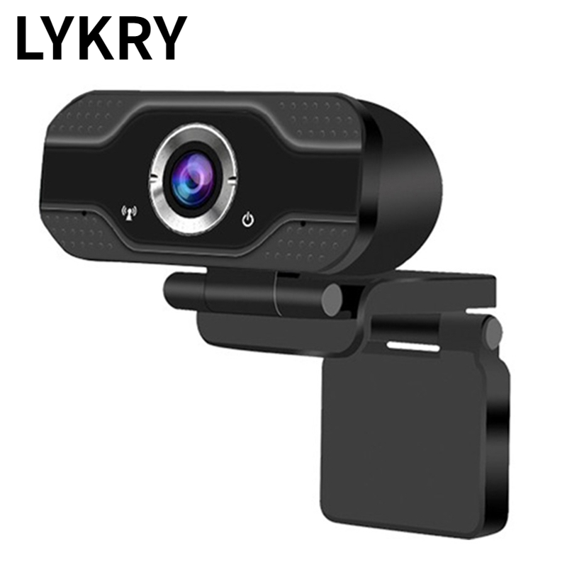 Lykry Webcam 1080P Microphone Noise Reduction Rotatable USB