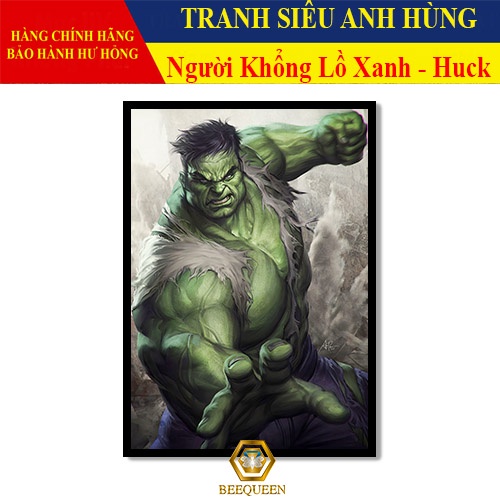 Tranh Siêu Anh Hùng Huck - Người Khổng Lồ Xanh