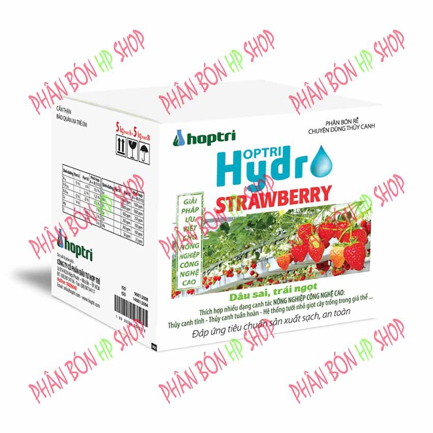 Dinh Dưỡng Thủy Canh Trồng Dâu Tây Hydro Strawberry (10kg) (HÀNG MỚI)