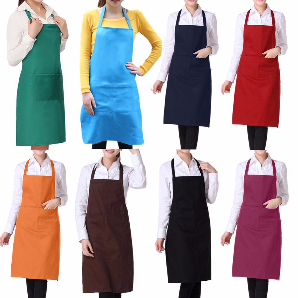 Tạp dề yếm đa sắc dành cho nhân viên phục vụ -  làm bếp
