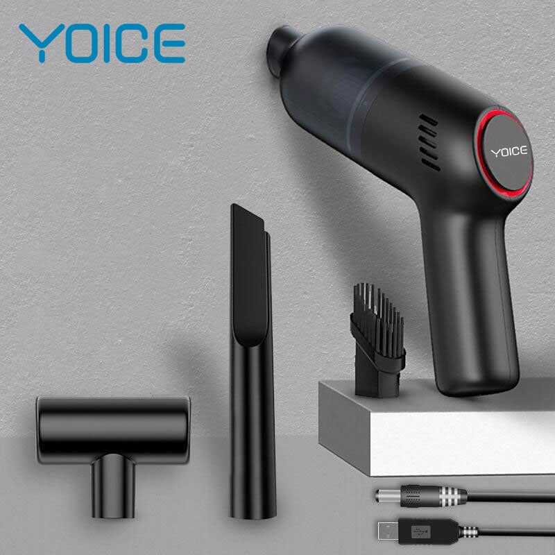Máy hút bụi mini cầm tay YOICE loại không dây công suất lớn 120w.Máy hút bụi nhỏ gọn Dạng SÚNG hút sạch bụi mịn.BH 1 Năm