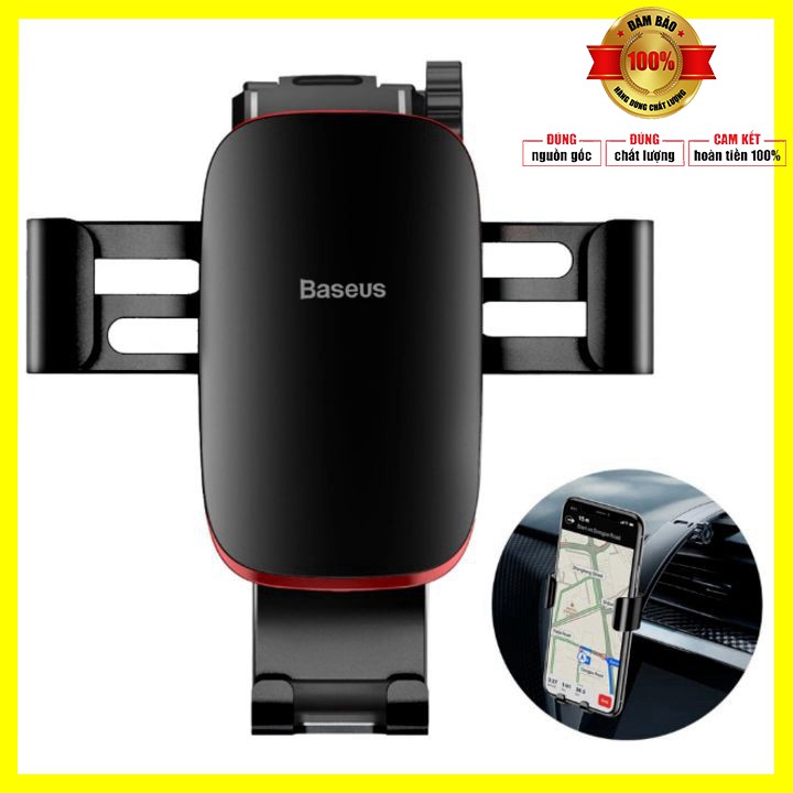 Gía đỡ điện thoại gắn Taplo nhãn hiệu Baseus trên ô tô, xe hơi SUYL-F01 xoay 360 độ - Bảo hành 6 tháng