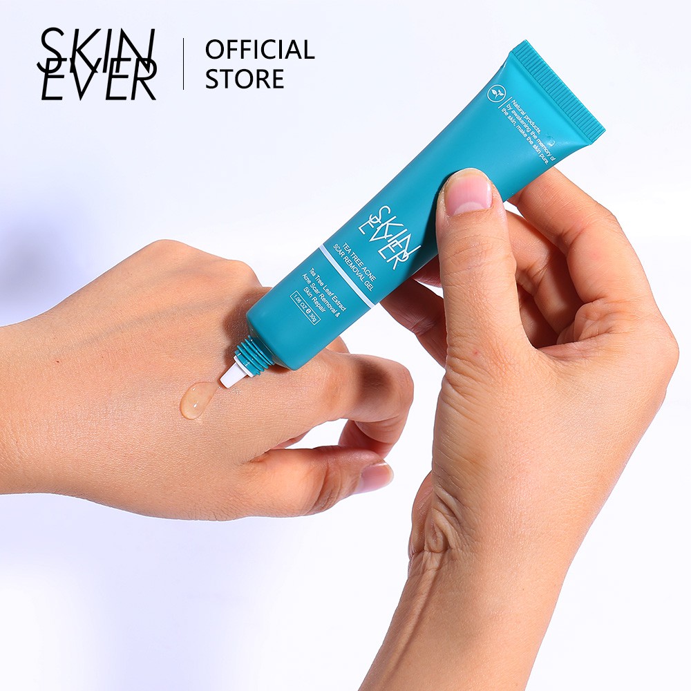 Gel làm mờ sẹo mụn SKIN EVER chiết xuất từ cây trà chăm sóc da hiệu quả 30g