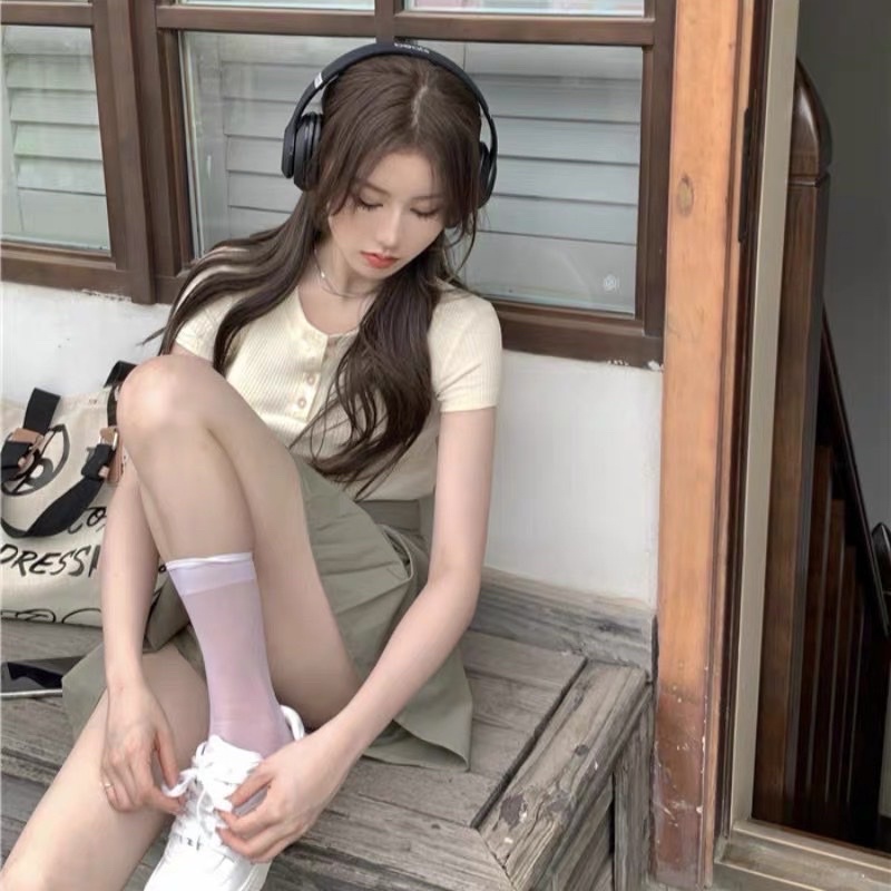 SÉT XLY ÁO BODY TRỤ NÚT