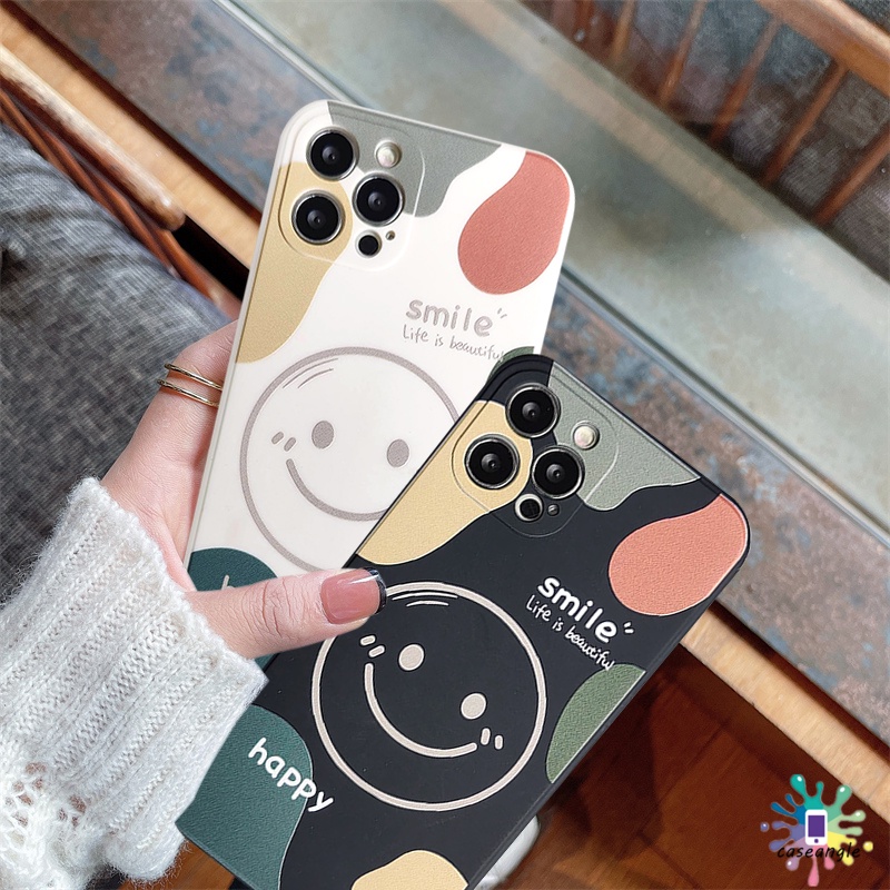 Ốp Điện Thoại Hình Mặt Cười Cho Samsung A13 A33 A53 A03 A11 A31 A51 A71 A12 A22 A32 A52S A72 A21S A50 A50S A03S A30S A10S A20S M12 M22 M22 M32 M11