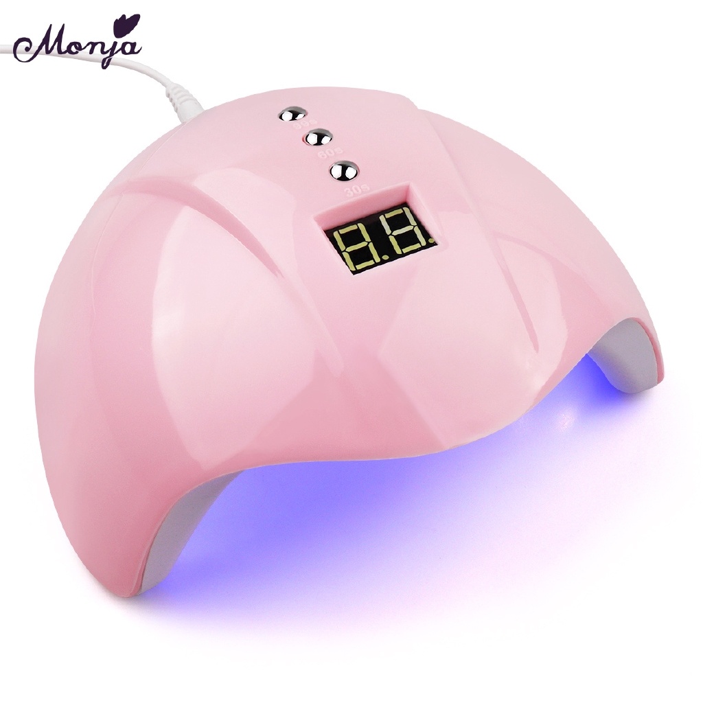 Monja 36W Nail Dryer LED Nail Lamp UV Lamp for Curing All Gel Nail Polish With Motion Sensing Manicure Pedicure Salon Toolel Nail Polish With Motion Sensing Manicure Pedicure Salon Tool