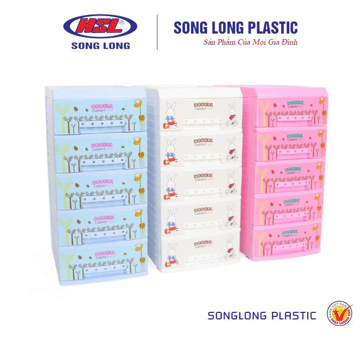 Tủ bé đựng đồ mini Doremi , đựng vật dụng nhỏ, vật phẩm văn phòng Song Long.