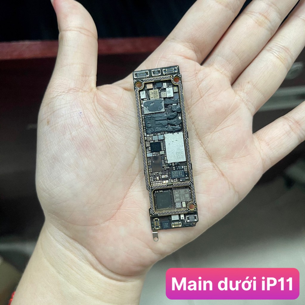 Main trên, dưới iPhone 11 zin iCloud đã CNC, main xác dành cho kỹ thuật