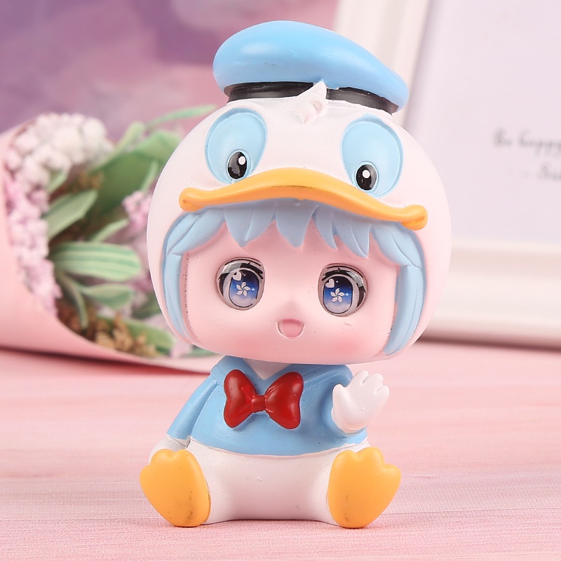 Búp bê lắc đầu dễ thương trang trí nội thất xe hơi