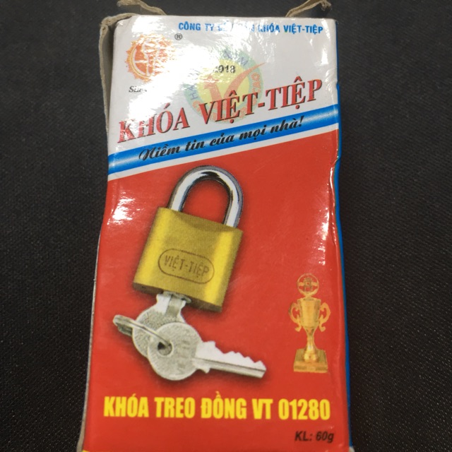 Khoá đồng Việt Tiệp cầu 5 (VT 01280) bấm
