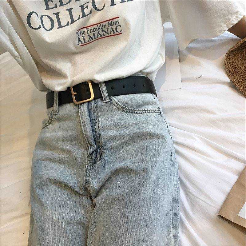 Thắt lưng da phong cách Hàn Quốc cho nam và nữ