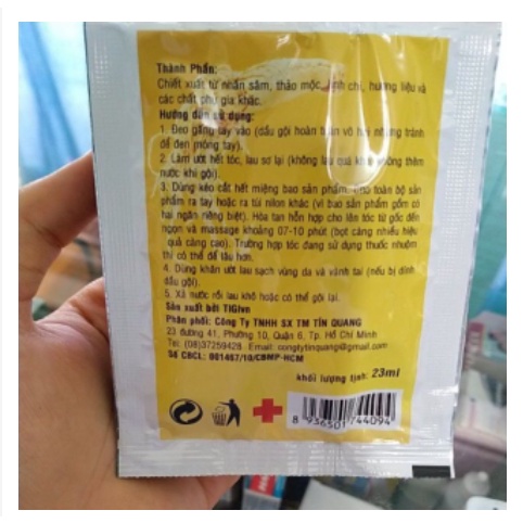 Gội Đầu Đen Tóc Nhân Sâm TIGi - Đen Sau 5 Phút