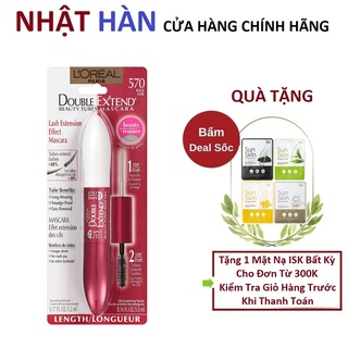 Mascara 2 đầu dưỡng mi L'oreal Paris Double Extend Beauty Tubes 5.2ml