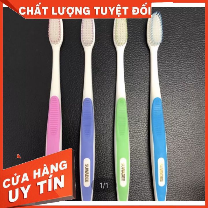 [ COM BO 4 BÀN CHẢI 4 MÀU]Bàn chải đánh răng siêu mềm sure hàng  Thái Lan ĐẦU LÔNG MẢNH MỀM CHẢI SẠCH TỪNG KẼ RĂNG