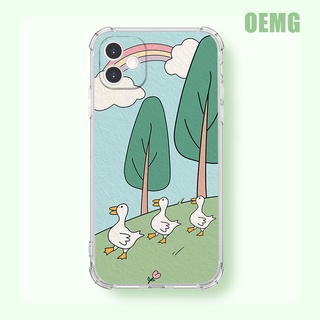 Ốp Điện Thoại Dẻo Trong Suốt Họa Tiết Hoạt Hình Vui Nhộn dễ thương Cho Compatible for iPhone 11 12 13 Pro Max SE 2020 ip 8 7 6 6S Plus X XR XS UP501
