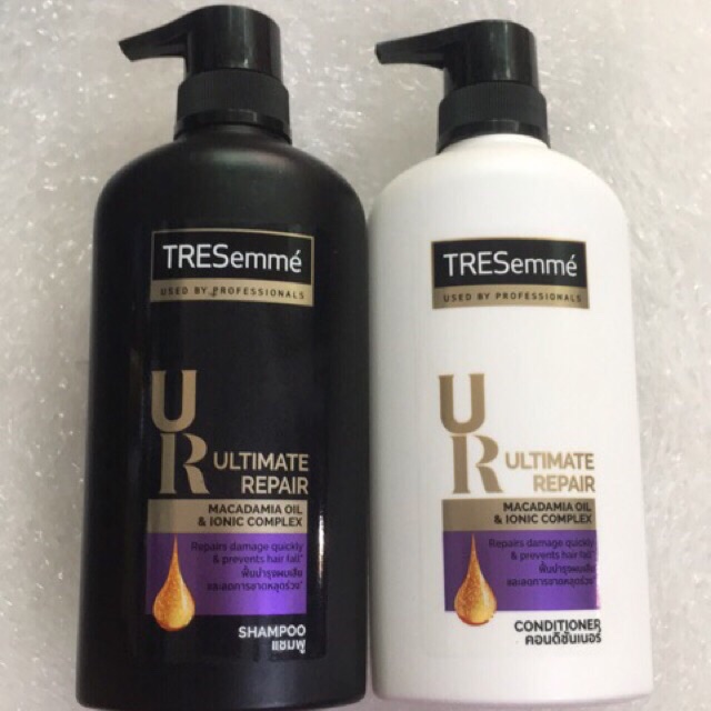 Cặp 2 chai  Dầu gội &amp;Dầu Xả Tresemme Phục hồi chăm sóc tóc hư tổn UTIMATE REPAIR Thailand