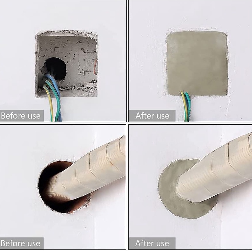 Keo Xi Măng Dẻo Bịt Tường, Keo Bùn Chống Thấm Ngăn Côn Trùng, Chuột Gián, Giảm Tiếng Ồn
