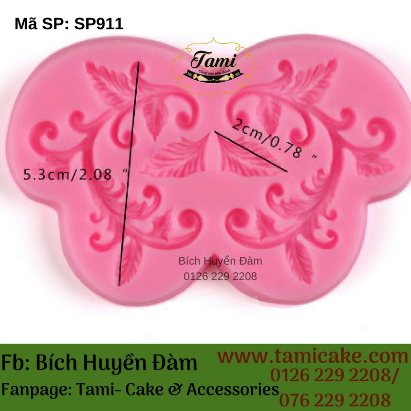 Khuôn silicon 4D hoa văn SP911 | BigBuy360 - bigbuy360.vn