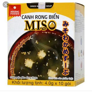 Canh rong biển miso - asuzac nhật bản hộp /10gói