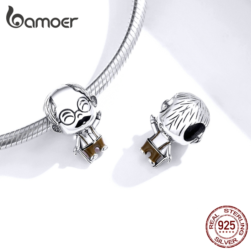 BAMOER Mặt Dây Chuyền Hình Ông Bà Bằng Bạc 925 BSC175 Thời Trang