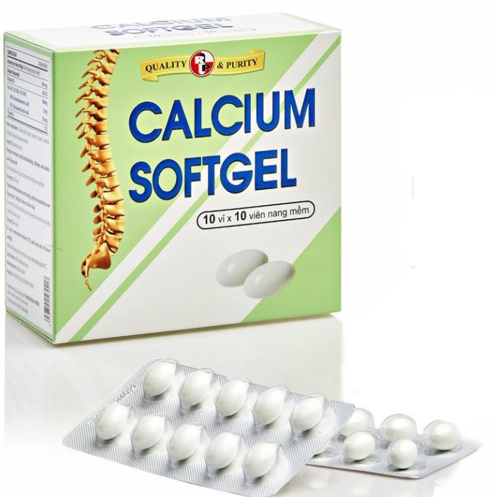 Calcium softgel ngừa loãng xương - chắc xương