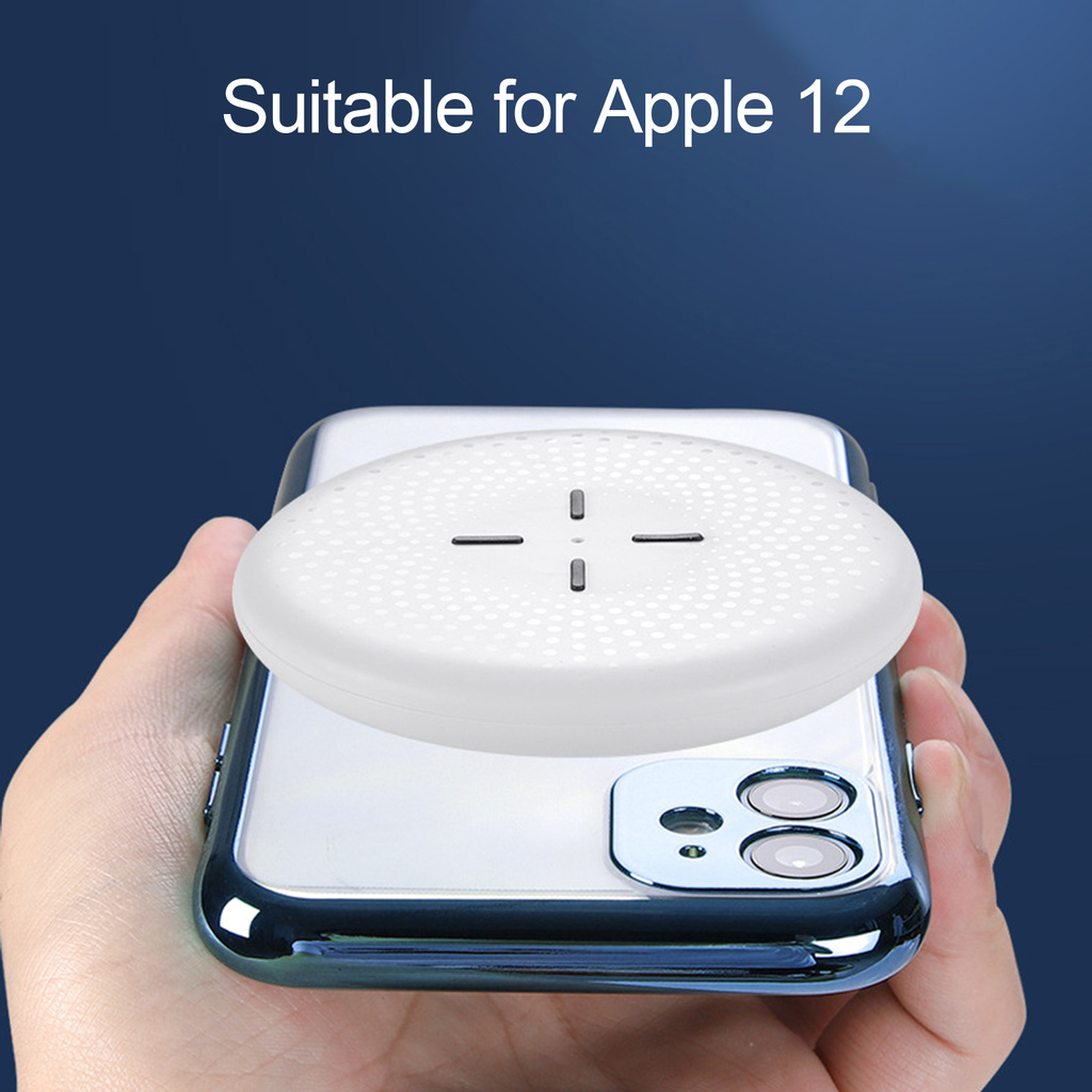 Cốc Sạc Nhanh Không Dây Mini 15w Nhỏ Gọn Tiện Dụng