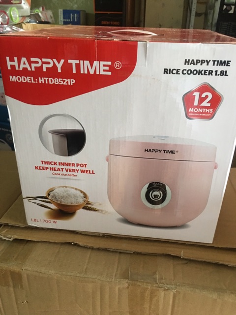 Nồi cơm điện Sunhouse HappyTime 8521P 1,8L