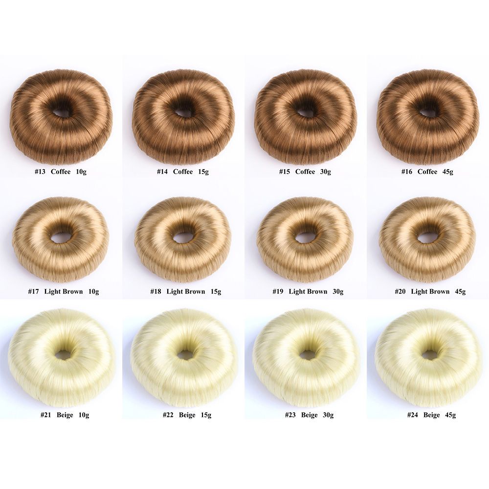 [Hàng mới về] Búi tóc giả màu đen thời trang thanh lịch cho nữ