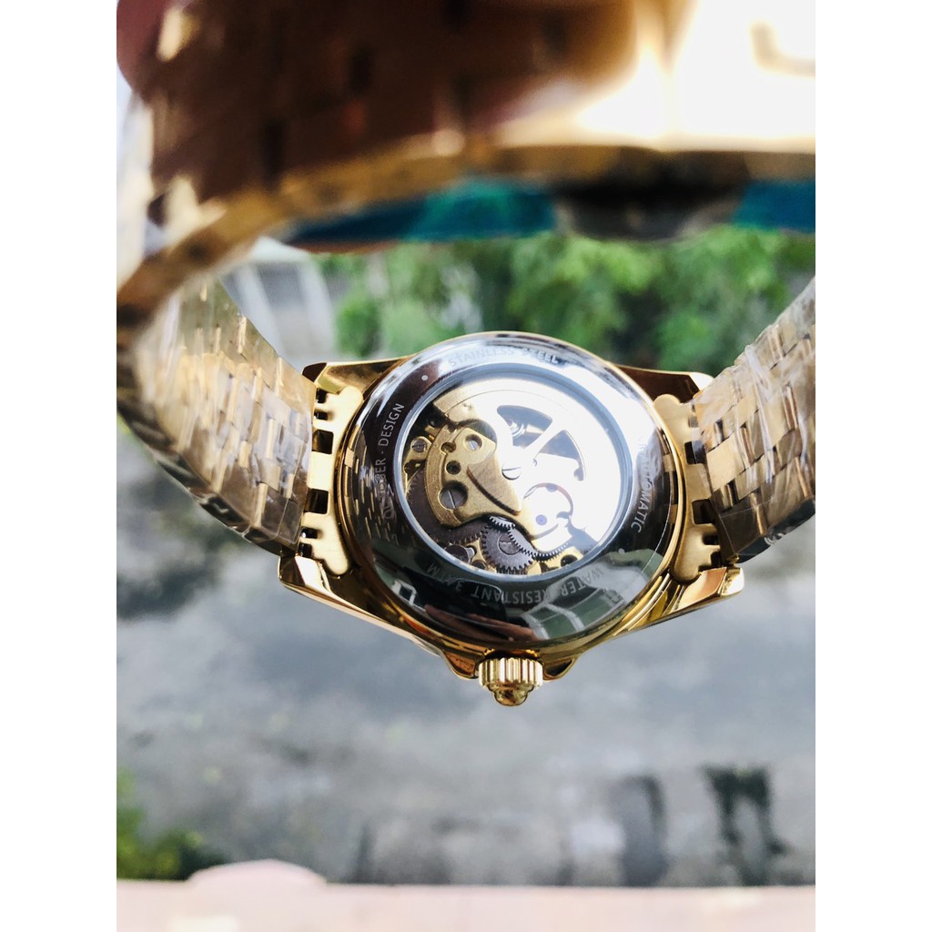 Đồng hồ cơ nam October cơ lộ máy độc đáo, thiết kế 12 mốc giờ là 12 con giáp độc đáo, sang trọng