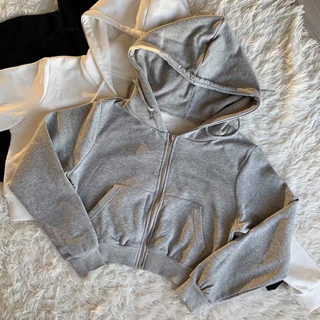 [Mã FAGREAT1505 giảm 8% tối đa 50K đơn 250K] Áo khoác - Hoodie croptop | BigBuy360 - bigbuy360.vn