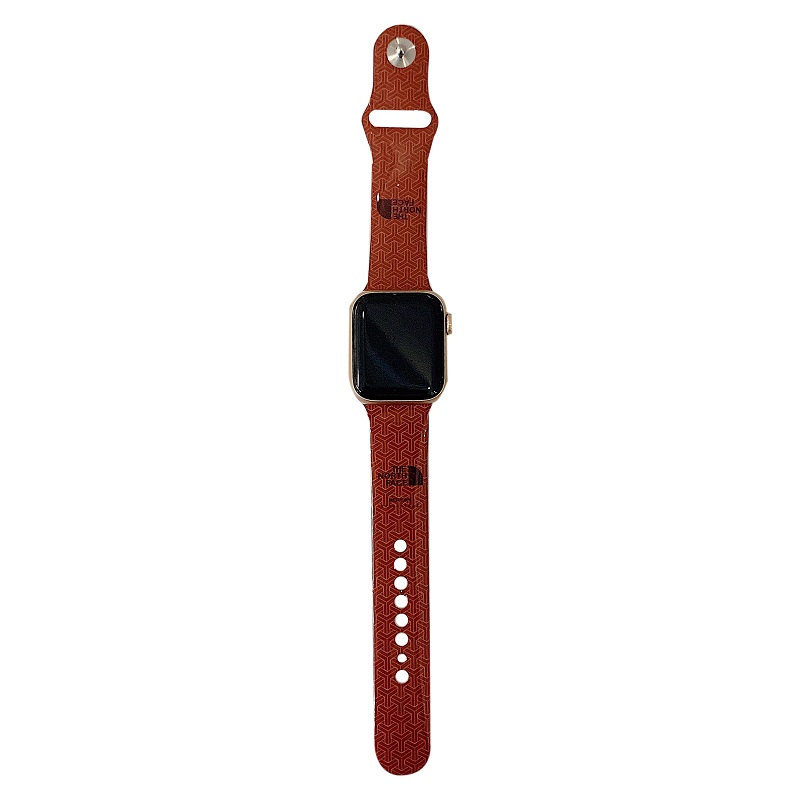 2021 Newest IMD Soft Clear Fashion The North Face Sport Strap for Apple Watch Band  Series SE 6 1 2 3 4 5 Silicone Transparent  for Iwatch Strap 38mm 40mm 42mm 44mm Wirst  T500 FT50 T5 W26 Q520 Q99 Bands