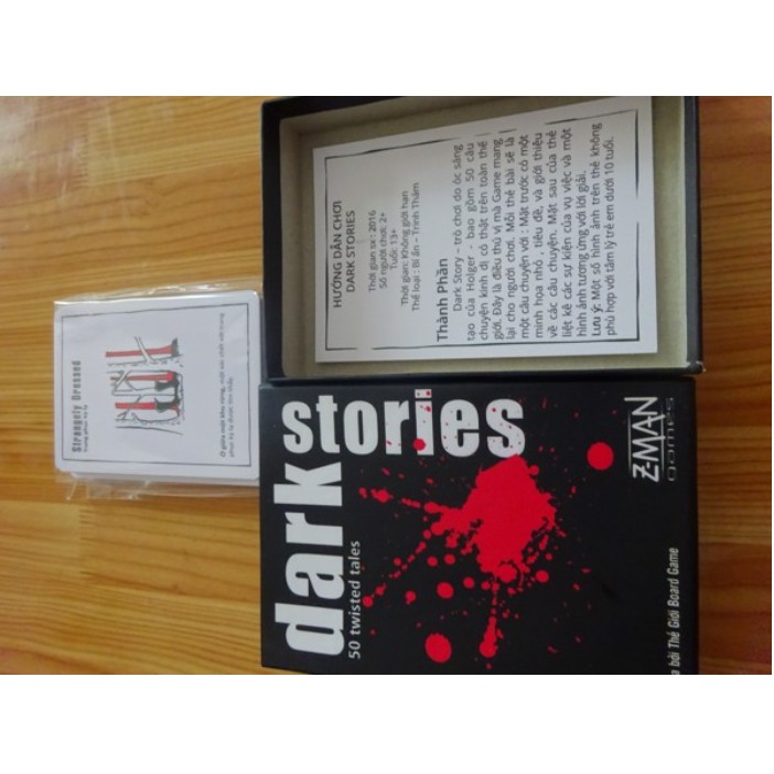 TRÒ CHƠI BOARDGAME DARK STORIES VIỆT HÓA- NHỮNG CÂU CHUYỆN ĐEN TỐI PHẦN 1- GIÁ SIÊU RẺ