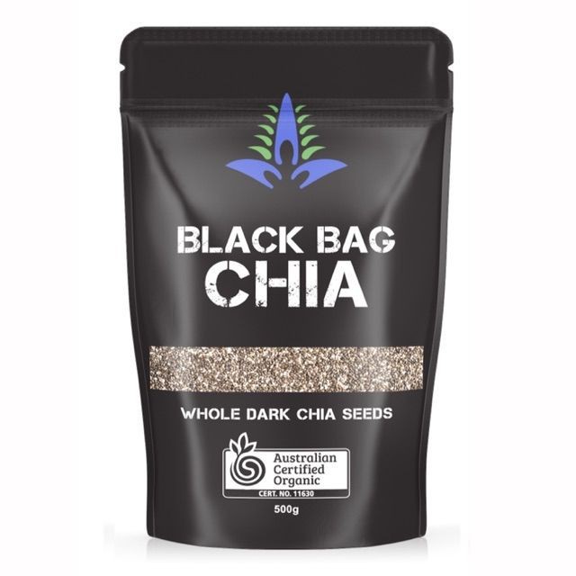 Hạt Chia Đen Úc Black Bag Chia 500gr Date mới
