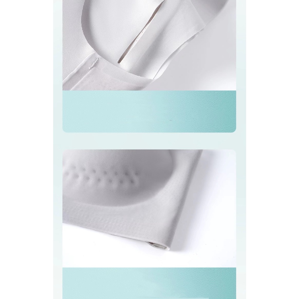 Áo Ngực Siêu Mỏng Không Đường May Bằng Lụa Lạnh Siêu Mỏng Không Đường May Chống Chảy Xệ Dành Cho Nữ