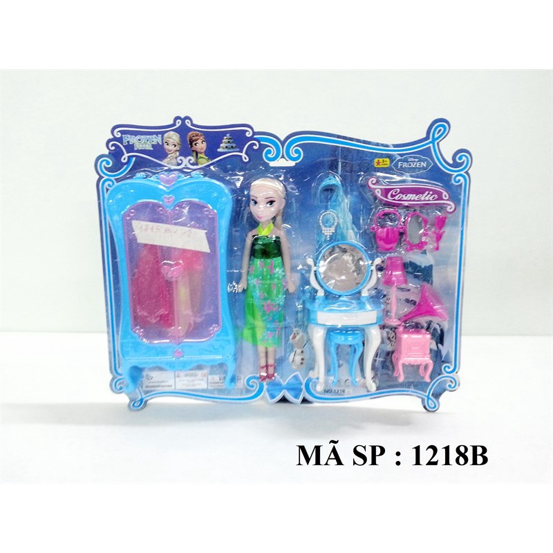 VĨ BABY 1C FROZEN + 2 ÁO + TỦ+ BÀN TRANG ĐIỂM+MÁY NGHE NHẠC