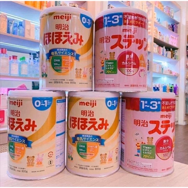 SỮA MEIJI LON 1-3