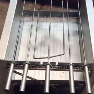 Bếp nướng than hoa tự xoay tặng kèm 1 xiên 3 và 5 xiên thẳng