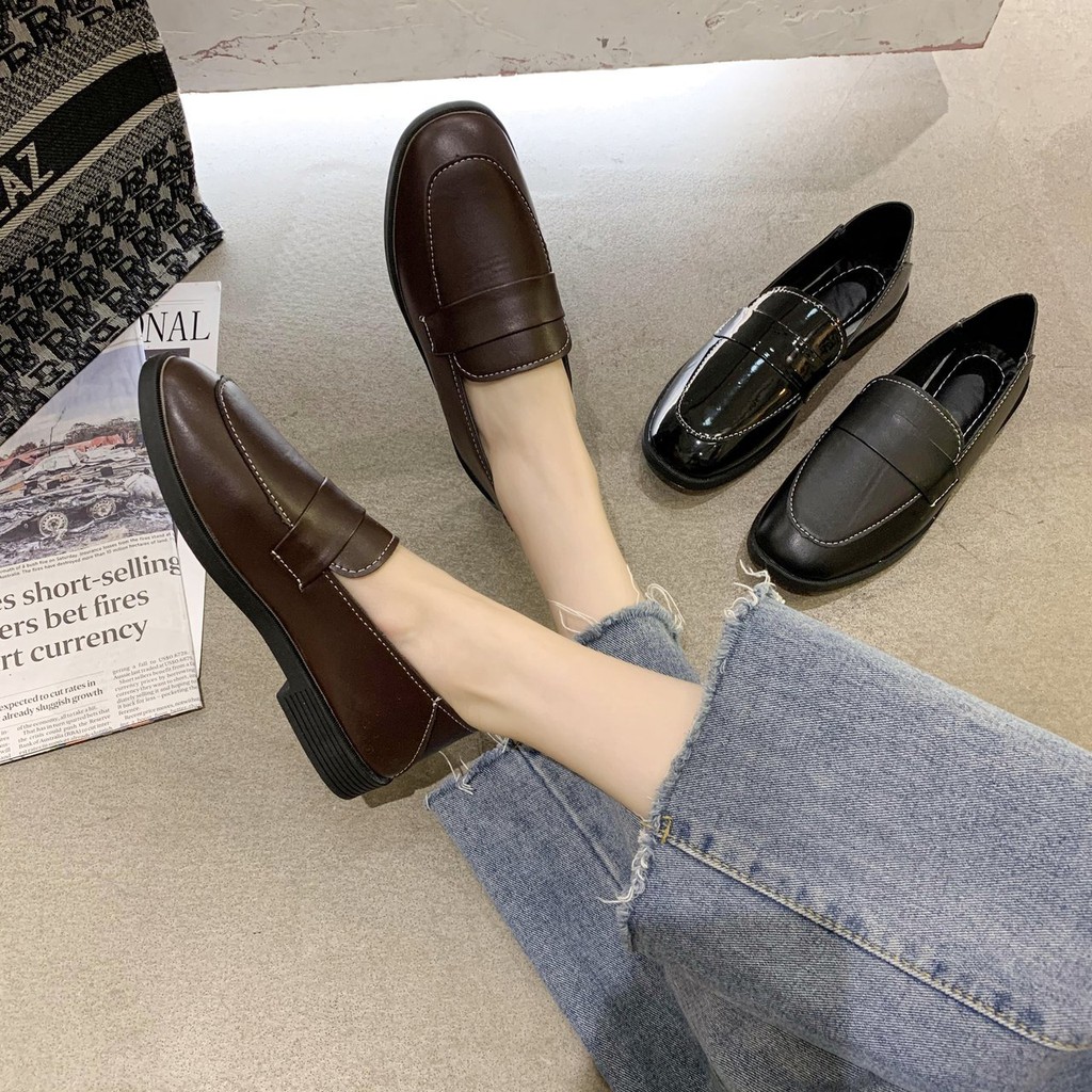 Giày bít mũi dễ thương phong cách Hàn Quốc cho nữ | BigBuy360 - bigbuy360.vn